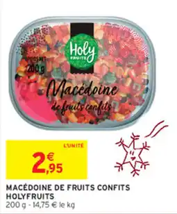 Intermarché HOLYFRUITS Macédoine de fruits confits offre