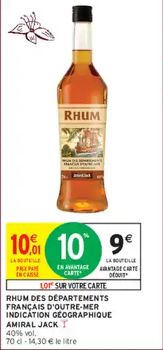 Intermarché RHUM AMIRAL JACK offre