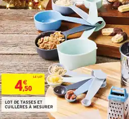 Intermarché Lot de tasses et cuillères à mesurer offre