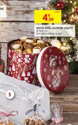 Intermarché Boite noël ourson haute offre