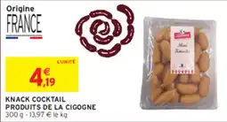 Intermarché Produits de la cigogne Knack cocktail offre