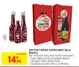 Intermarché BOEHLI COFFRET BIÈRE APÉRO BRETZELS offre