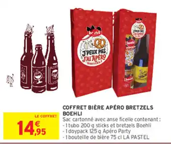BOEHLI COFFRET BIÈRE APÉRO BRETZELS