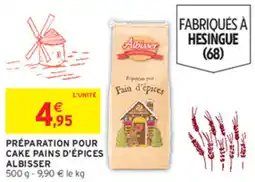 Intermarché Albisser Préparation pour cake pains d'épices offre