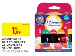 Intermarché SAINT LUCIE Colorants alimentaires offre