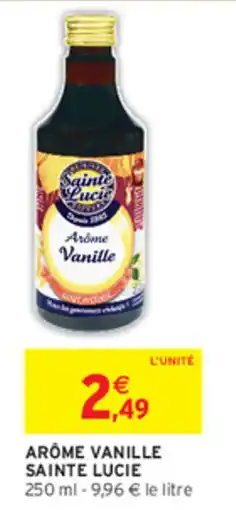 Intermarché Sainte Lucie Arôme Vanille offre