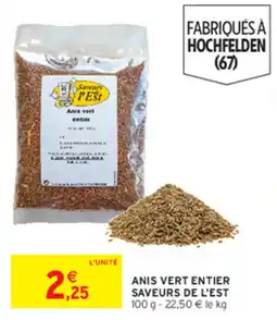 Intermarché Saveurs de l'Est Anis vert entier offre
