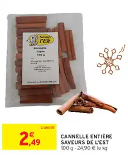 Intermarché Saveurs l'Est Cannelle offre