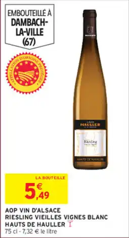Intermarché HAULLER Riesling offre
