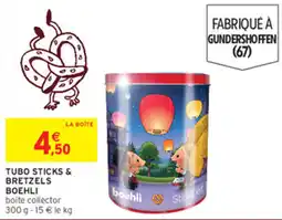 Intermarché BOEHLI Tubo sticks & Bretzels offre