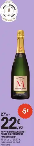 E.Leclerc Montaudon Champagne Brut offre