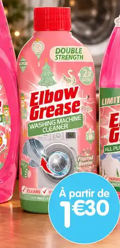 b&m Elbow grease nettoyant machine à laver offre