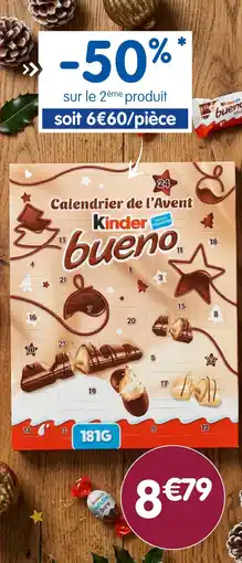 b&m Kinder calendrier de l'avent bueno offre