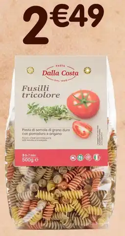 b&m Dalla costa fusilli tricolore offre