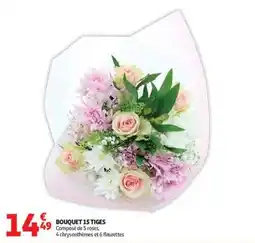 Auchan Supermarché BOUQUET 15 TIGES offre