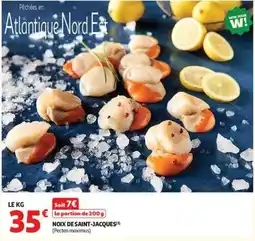 Auchan Supermarché NOIX DE SAINT-JACQUES offre