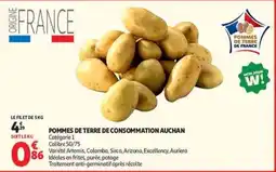 Auchan Supermarché POMMES DE TERRE DE CONSOMMATION AUCHAN offre