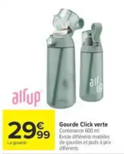 Carrefour Market airup Gourde Click verte offre