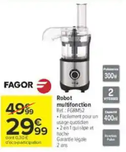Carrefour Market FAGOR Robot multifonction offre