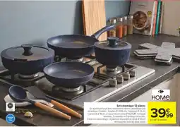Carrefour Market HOME Set céramique 12 pièces offre