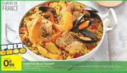 Carrefour Market Paella Fruits de mer et poulet offre