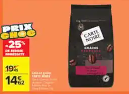 Carrefour Market CARTE NOIRE Café en grains offre