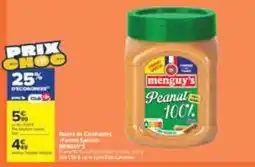 Carrefour Market menguy's Peanut 100% offre