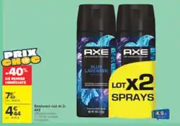 Carrefour Market AXE Déodorant offre