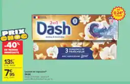 Carrefour Market Dash Lessive en capsules offre