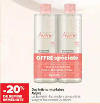 AVÈNE Duo lotions micellaires