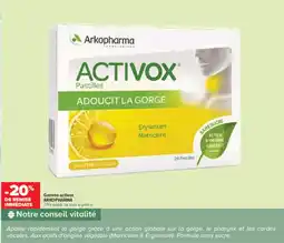 Carrefour maPara parapharmacie Arkopharma ACTIVOX offre