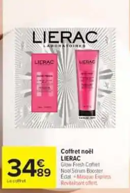 Carrefour maPara parapharmacie LIERAC Coffret noël offre