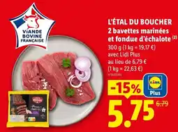Lidl L'ÉTAL DU BOUCHER offre