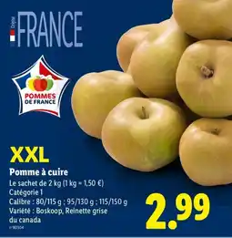 Lidl POMMES DE FRANCE Pomme à cuire offre