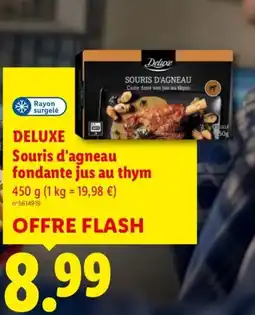 Lidl Deluxe Souris d'agneau offre