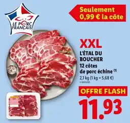 Lidl Le Porc Français L'Étal du Boucher offre