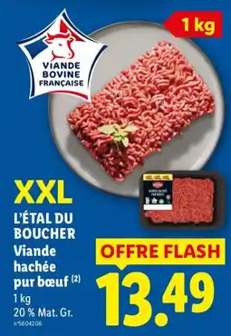 Lidl L'ÉTAL DU BOUCHER Viande hachée pur bœuf offre