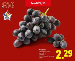 Lidl RAISINS DE FRANCE Raisin noir offre