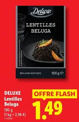 Lidl Deluxe Lentilles Beluga offre