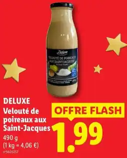 Lidl Delico Velouté de poireaux aux Saint-Jacques offre