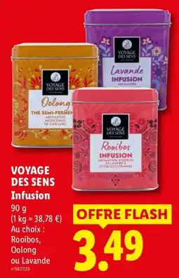 Lidl VOYAGE DES SENS Infusion offre