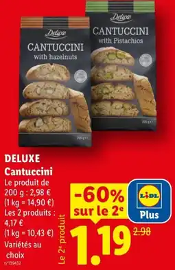 Lidl Deluxe Cantuccini offre