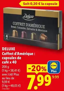 Lidl Deluxe Coffret d'Amérique offre