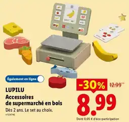 Lidl LUPILU Accessoires de supermarché en bois offre