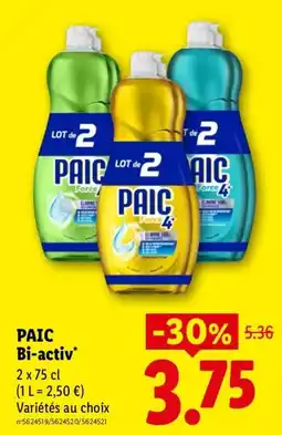 Lidl PAIC Bi-activ* offre