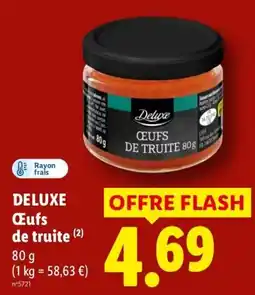 Lidl Deluxe Œufs de truite offre