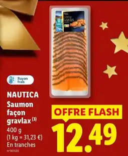 Lidl NAUTICA Saumon façon gravlax offre
