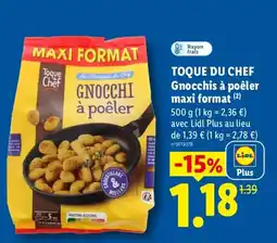 Lidl TOQUE DU CHEF Gnocchis à poêler offre