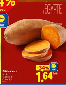 Lidl Patate douce offre