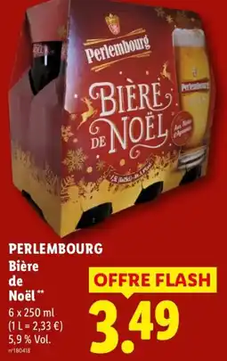Lidl Perlembourg Bière de Noël offre
